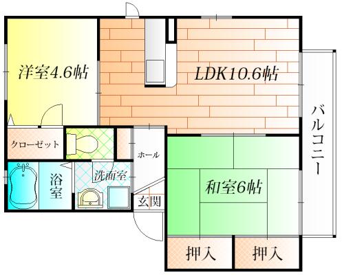 藤井寺市道明寺５丁目のハイツ