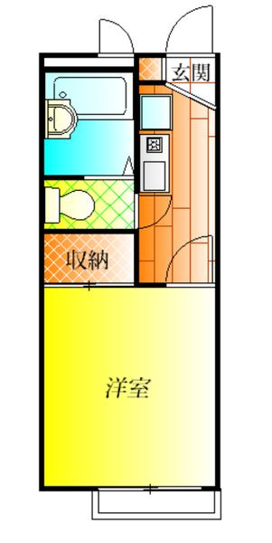 羽曳野市恵我之荘４丁目のハイツ