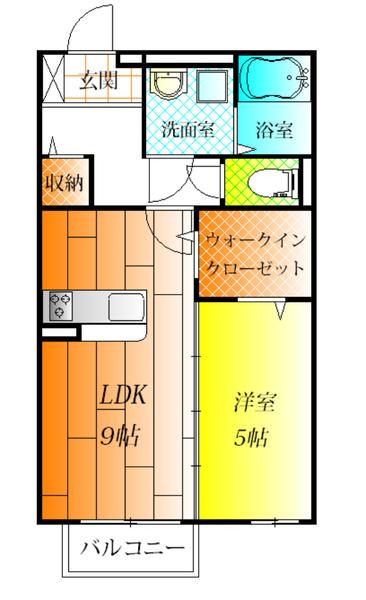 柏原市玉手町のハイツ
