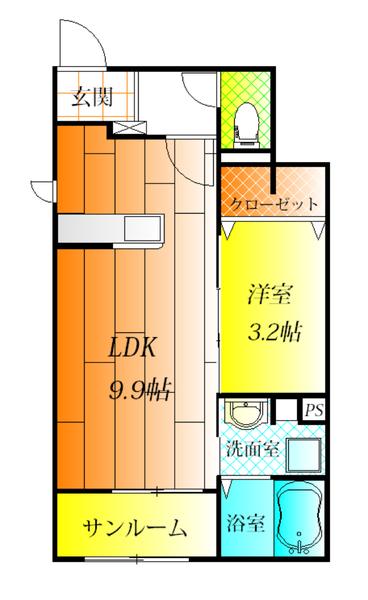 松原市上田７丁目のハイツ