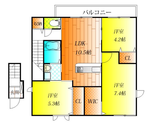 羽曳野市恵我之荘1丁目のハイツ