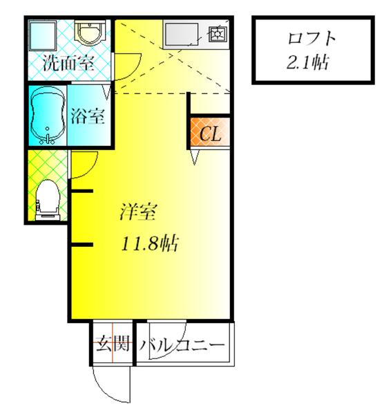 羽曳野市西浦４丁目のハイツ