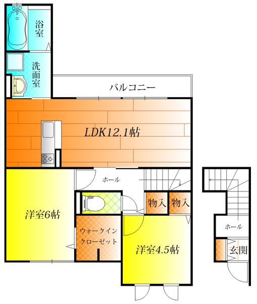 羽曳野市南恵我之荘６丁目のハイツ