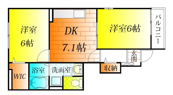 松原市天美西４丁目のハイツ