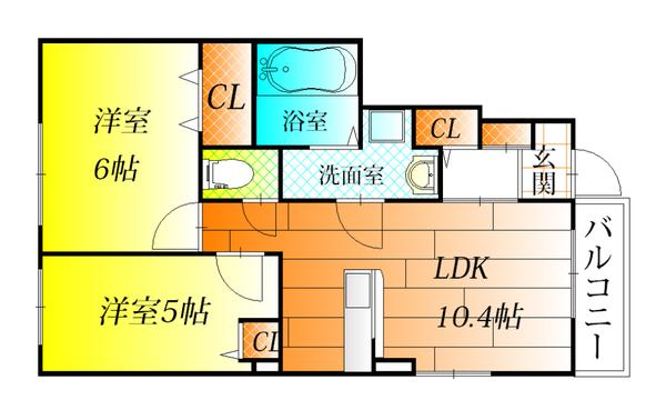 柏原市太平寺２丁目のハイツ