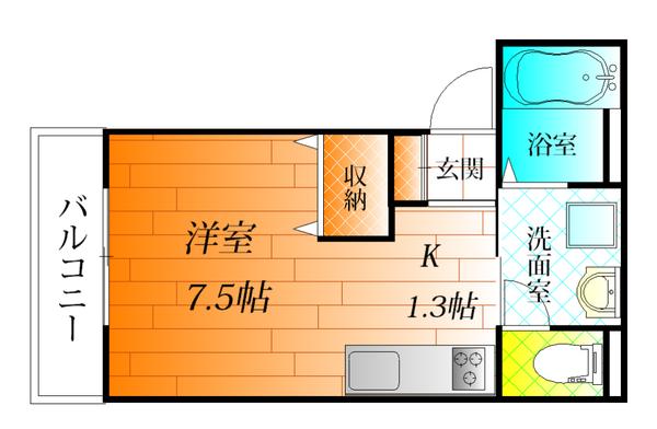 藤井寺市沢田２丁目のハイツ