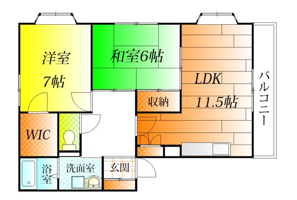 羽曳野市島泉２丁目のアパート