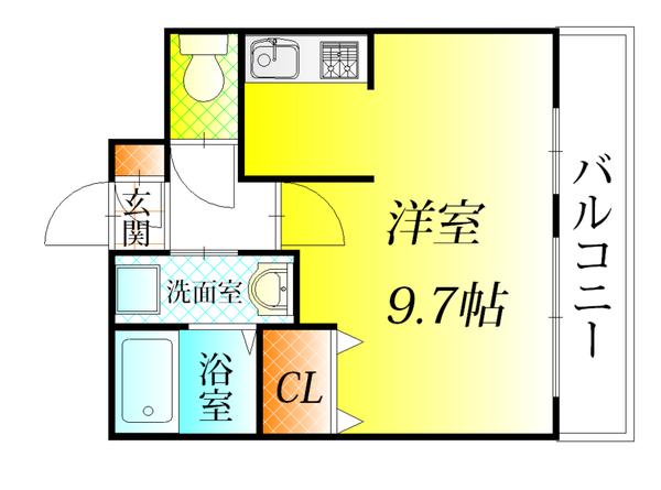 藤井寺市道明寺４丁目のハイツ