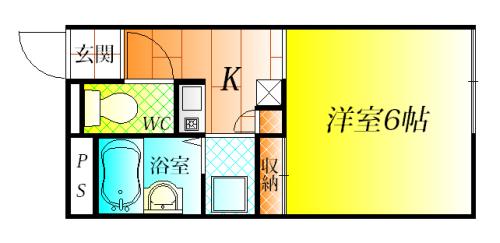 羽曳野市樫山のハイツ