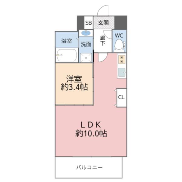 セレニテ京橋クレア(間取り)