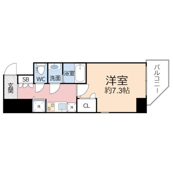 クレストタップ京橋(間取り)