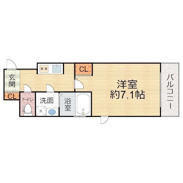 エスティメゾン京橋(間取り)