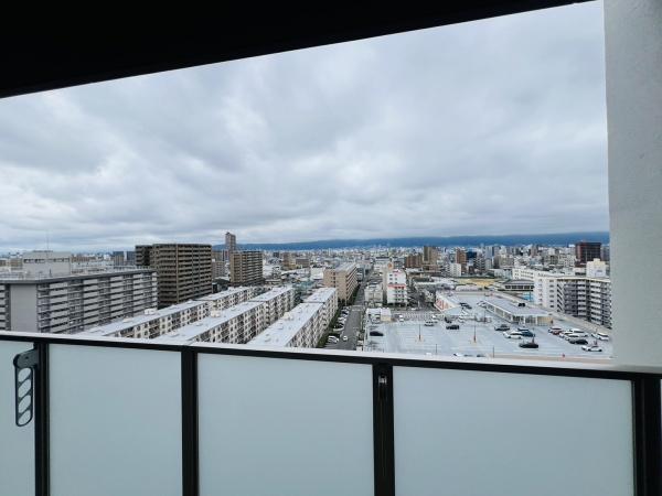 大阪市城東区東中浜9丁目のマンション(現地からの眺望)