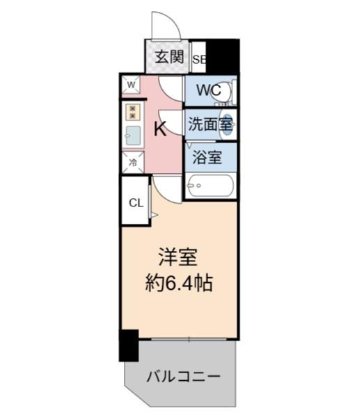 大阪市都島区都島北通1丁目のマンション(間取り)