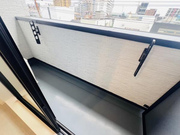 大阪市城東区東中浜9丁目のマンション(バルコニー)