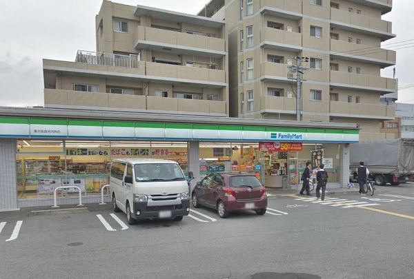 大阪市城東区諏訪3丁目のアパート(ファミリーマート東大阪森河内西店)