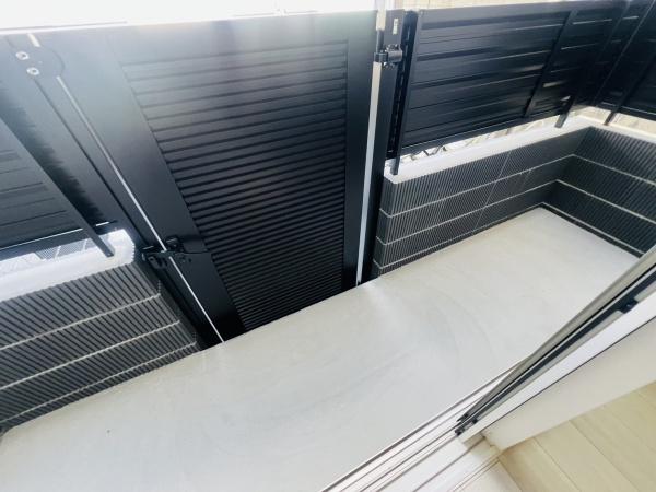 大阪市城東区諏訪3丁目のアパート(バルコニー)