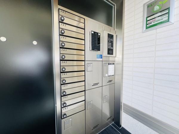 大阪市城東区諏訪3丁目のアパート(エントランス)