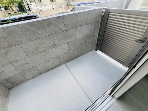 大阪市城東区永田1丁目のアパート(庭)