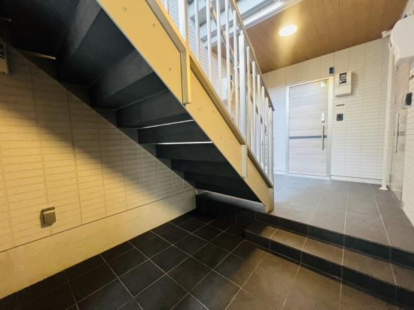 大阪市城東区永田1丁目のアパート(エントランス)