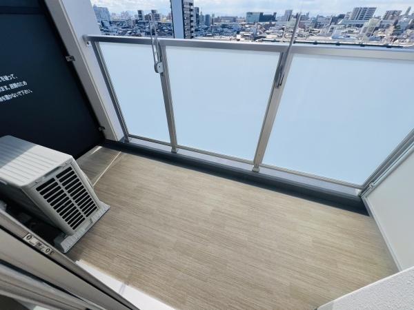 大阪市城東区東中浜2丁目のマンション(バルコニー)