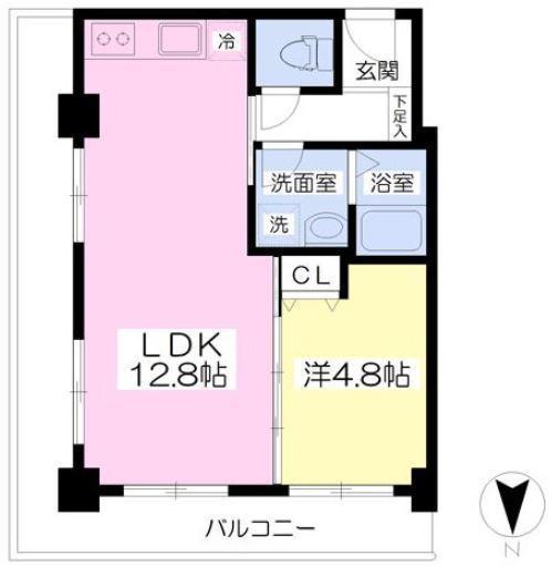 大阪市都島区中野町3丁目のマンション(間取り)