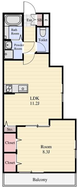 鎌ケ谷市丸山3丁目のマンション(間取り)