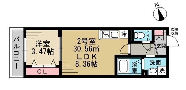 YSA薬園台　102号室