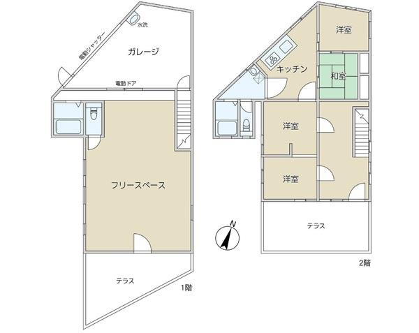 横浜市都筑区牛久保町の住宅付店舗（一戸建）