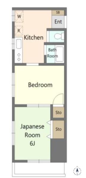 川崎市中原区小杉町２丁目のアパート