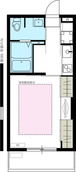 川崎市中原区北谷町のアパート