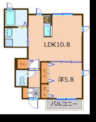 川崎市幸区東古市場のアパート