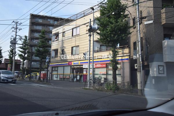川崎市中原区上平間のアパート(ミニストップ上平間店)