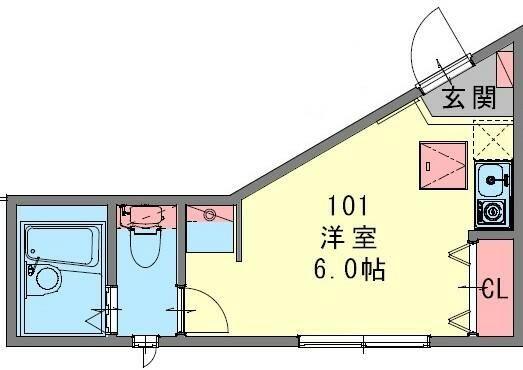 横浜市神奈川区旭ケ丘のアパート