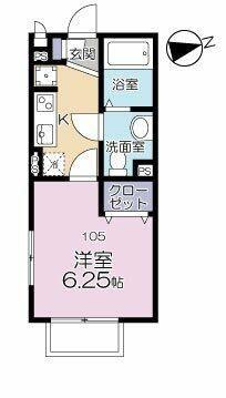 川崎市幸区東古市場のアパート