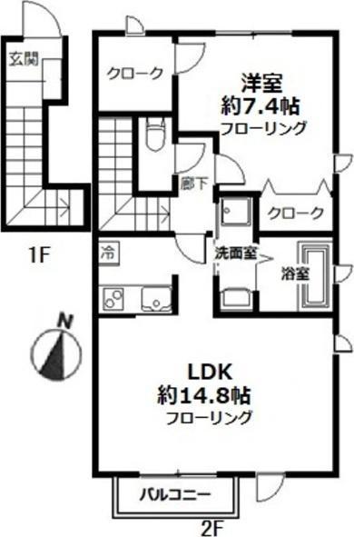 川崎市高津区千年新町のアパート