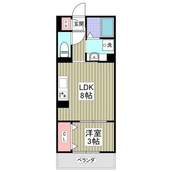 川崎市幸区紺屋町のアパート
