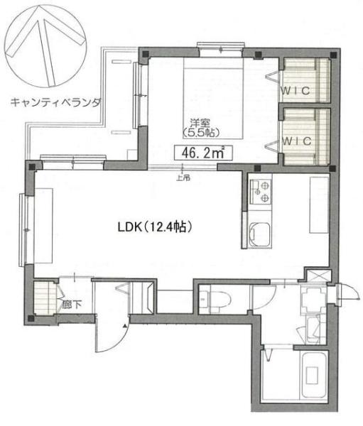 川崎市幸区東古市場のマンション