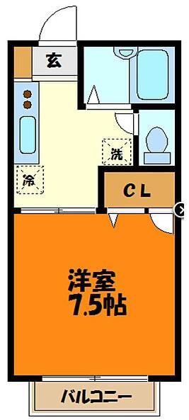 川崎市中原区上小田中６丁目のアパート