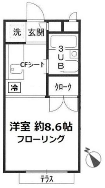 横浜市神奈川区白楽のアパート