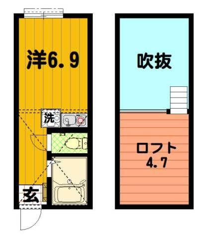 川崎市幸区小倉５丁目のアパート