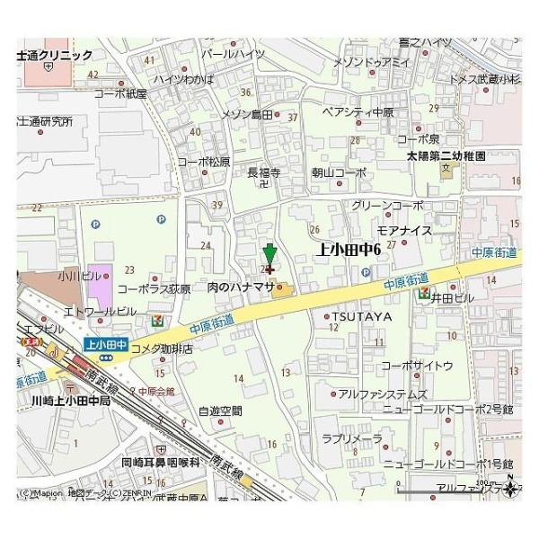 川崎市中原区上小田中６丁目のアパート