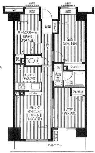 大田区大森北６丁目のマンション