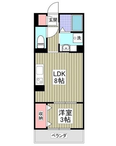川崎市幸区紺屋町のアパート