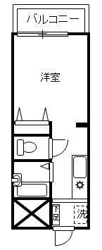 川崎市中原区下小田中３丁目のアパート
