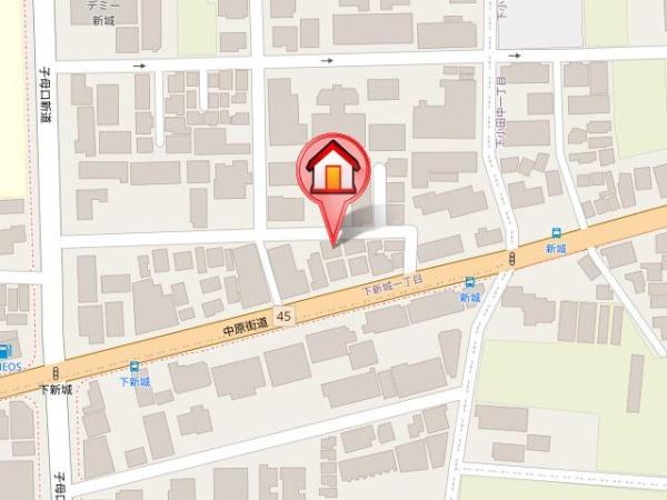 川崎市中原区下新城１丁目のアパート