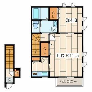 川崎市中原区上平間のアパート