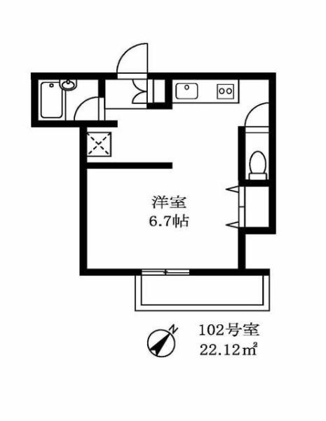 目黒区上目黒２丁目のアパート