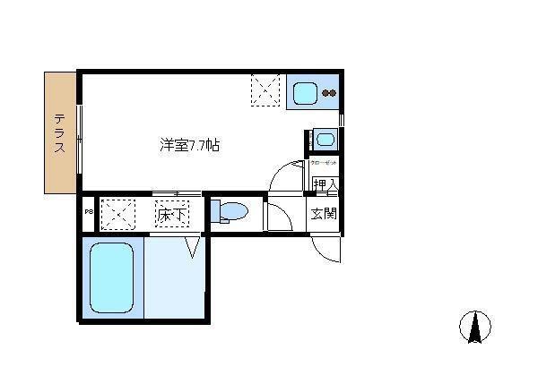 川崎市中原区下沼部のアパート