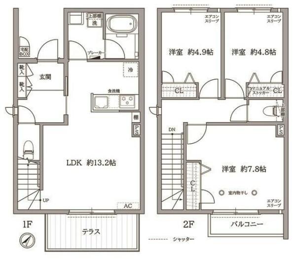 横浜市鶴見区北寺尾４丁目のアパート